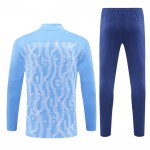 Manchester City Training Sweatshirts Viertelreißverschluss 2024-25 Blaue